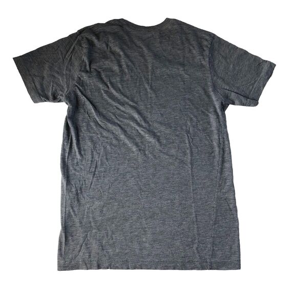 Mens Heather Gray Crew Neck Tee Size Small - Picture 2 of 10